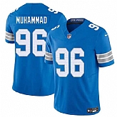Men & Women & Youth Detroit Lions #96 Al-Quadin Muhammad Blue 2025 F.U.S.E. Vapor Limited Stitched Jersey,baseball caps,new era cap wholesale,wholesale hats